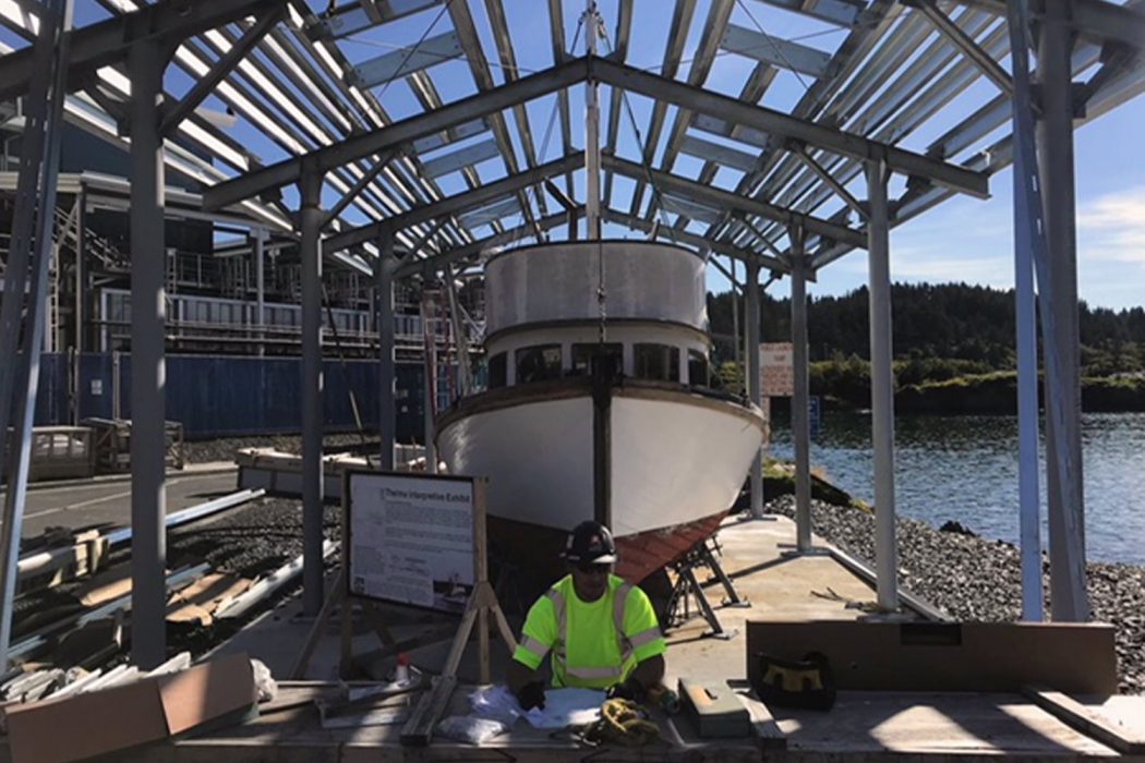 HISTORIC FISHING VESSEL FINDS HOME IN STAR-BUILT PAVILION
